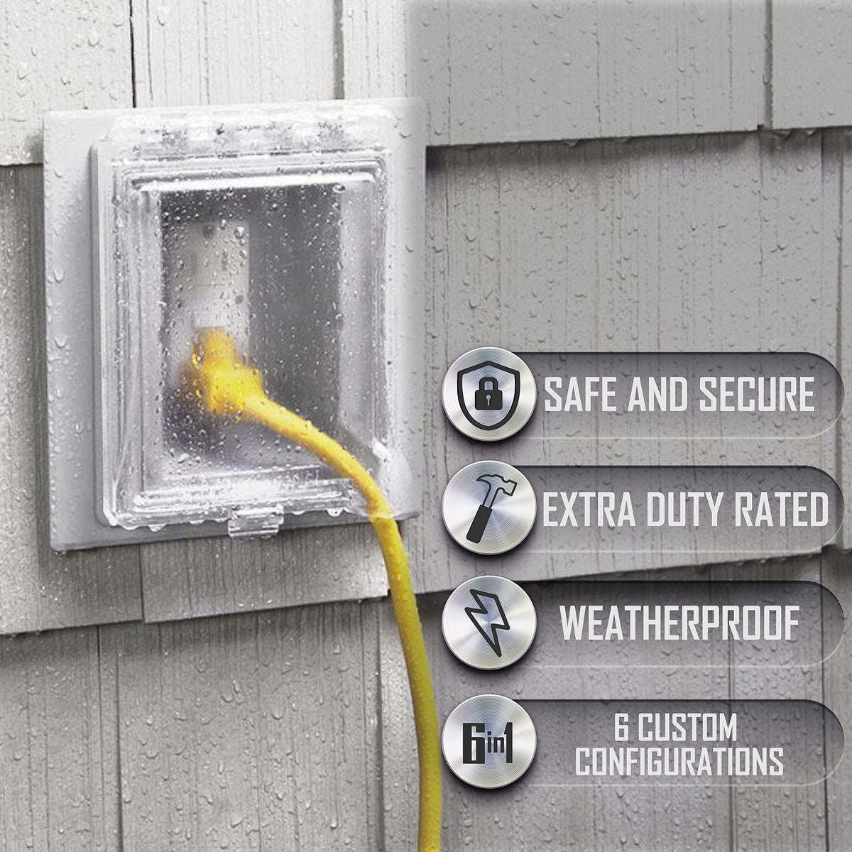 TayMac MR420CW vertical mount option keeps outlets accessible