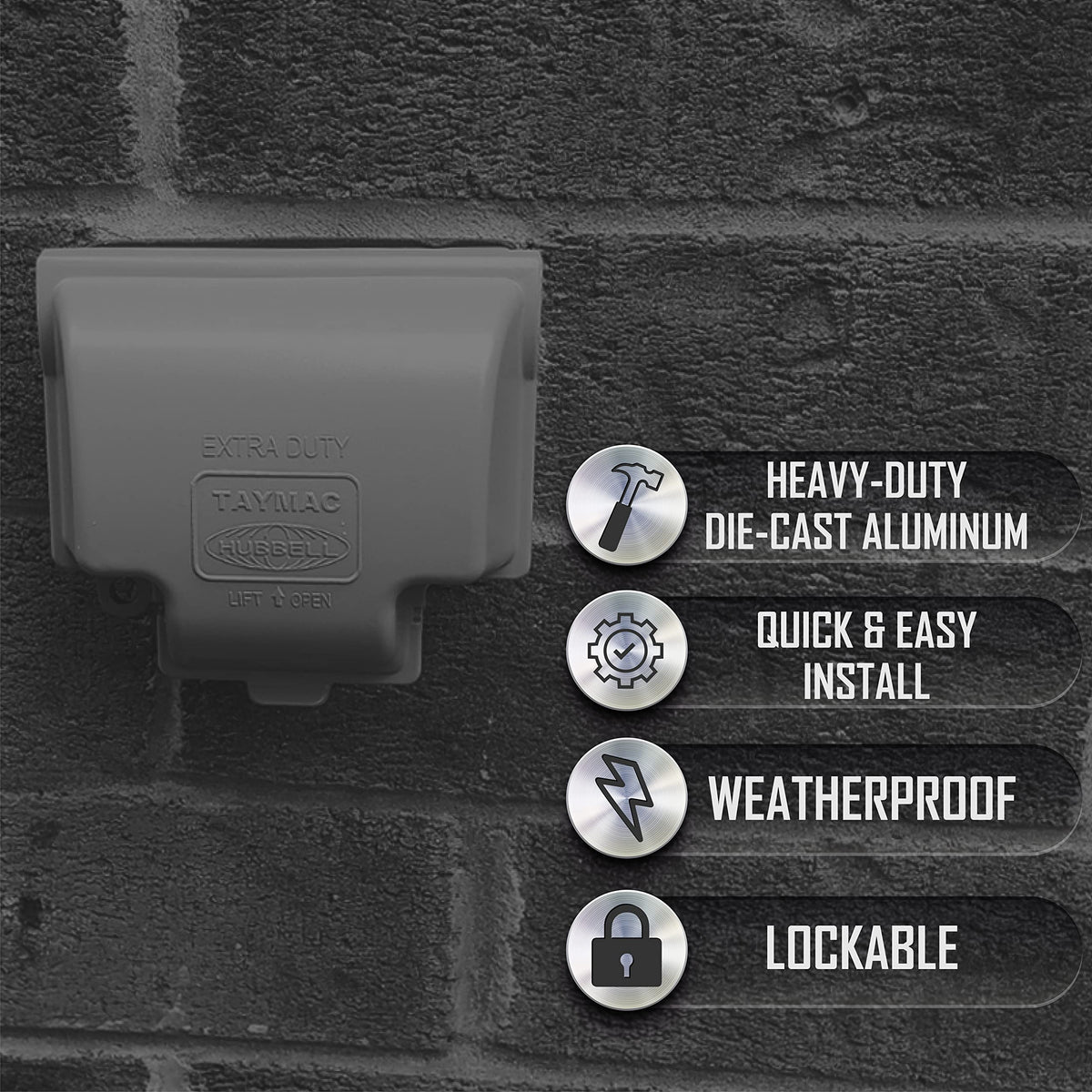 TayMac MX3300 RayGuard 8-in-1 universal fit demonstrates versatile outlet compatibility