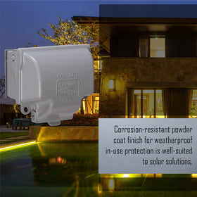 TayMac MX3300 RayGuard suitable for wet and damp locations, protecting outlets
