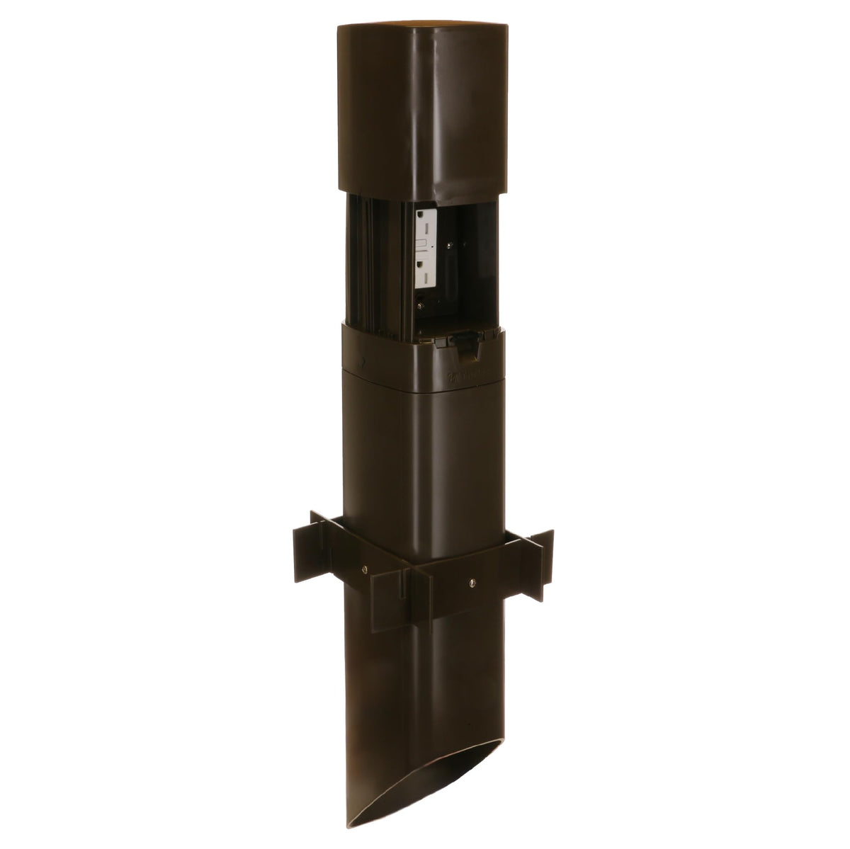 TayMac ParkPost ground-installed weatherproof outlet for outdoor power