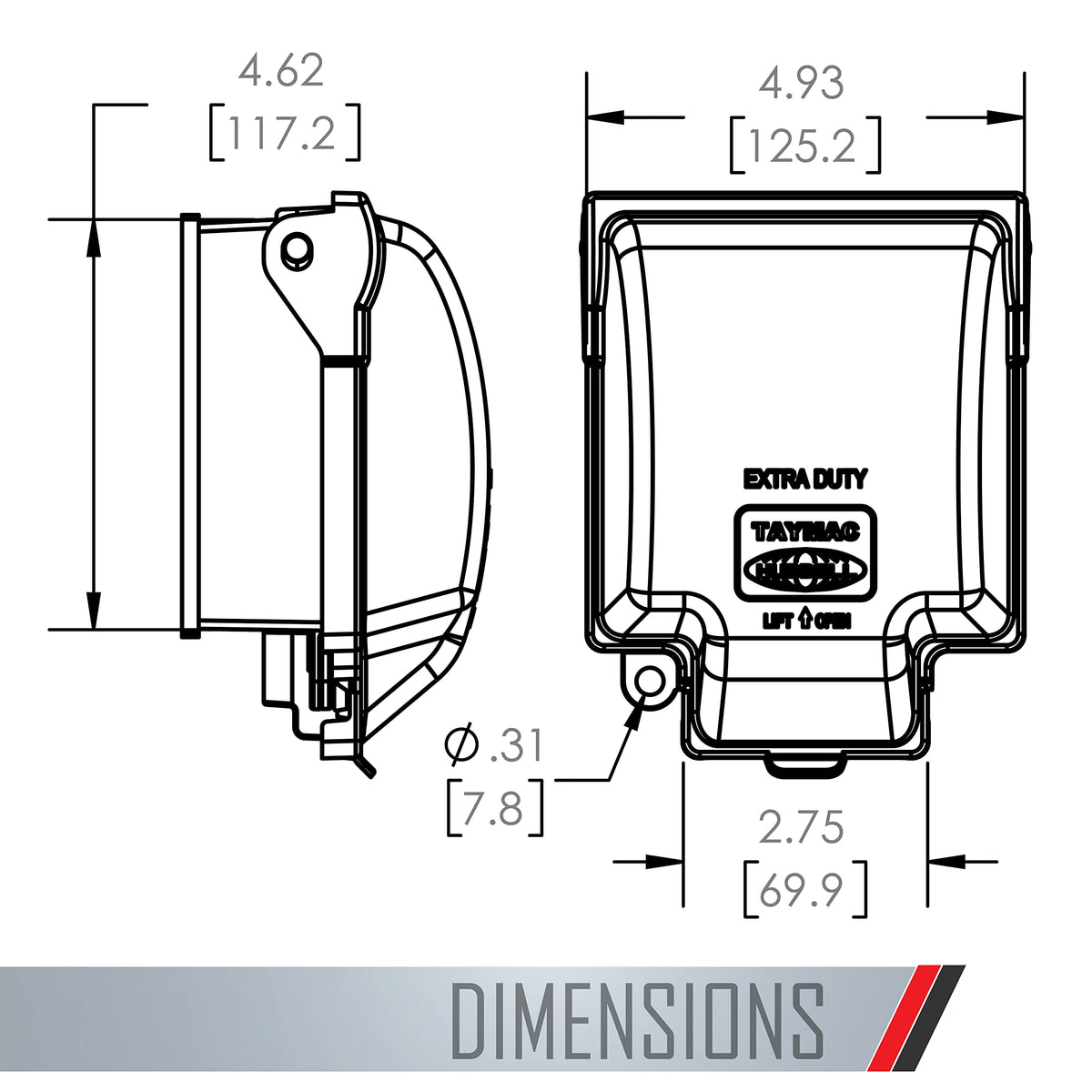 TayMac RayNGuard 55-in-1 universal fit enables quick, flexible installation.