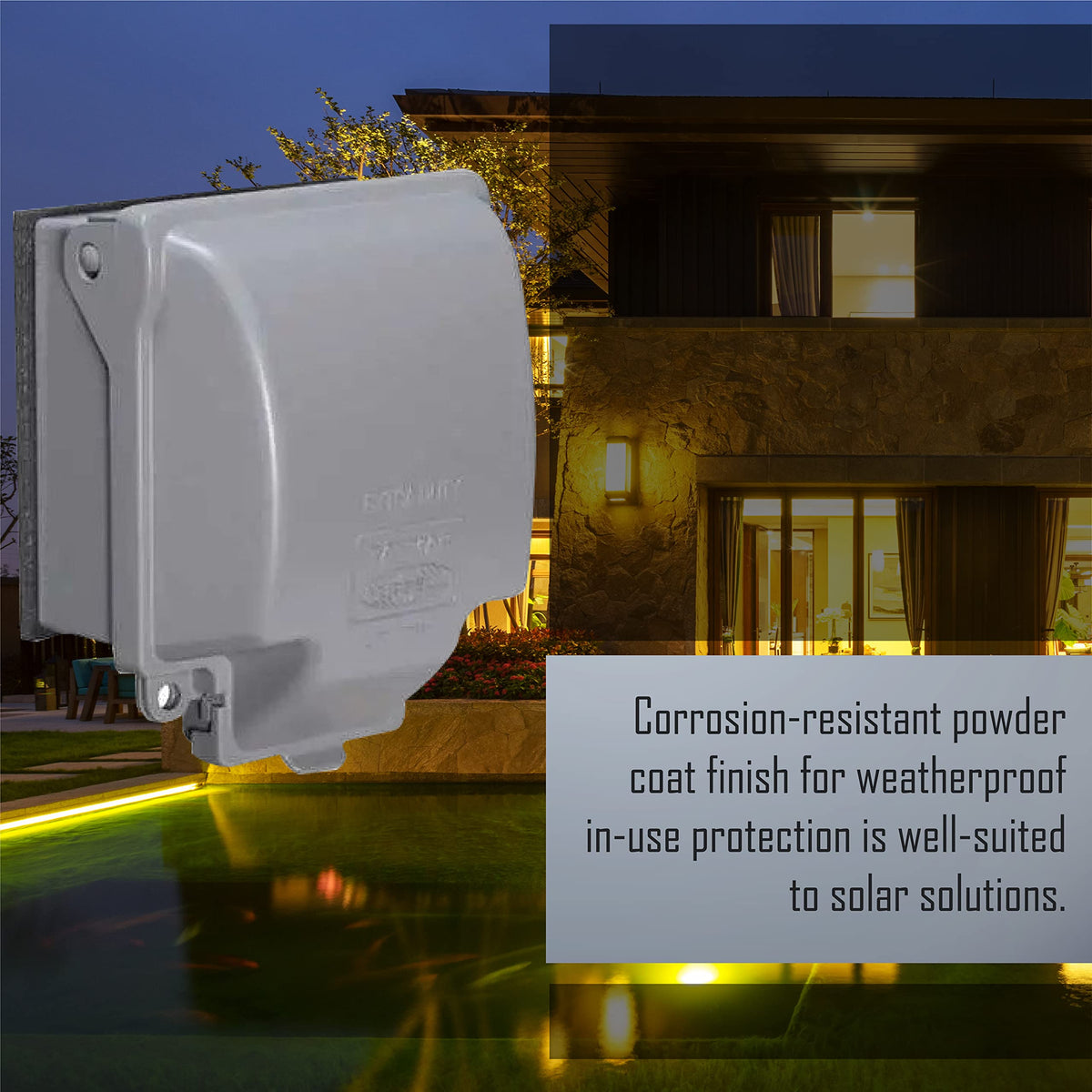 TayMac RayNGuard extra-duty design with premium powder coat resists corrosion.