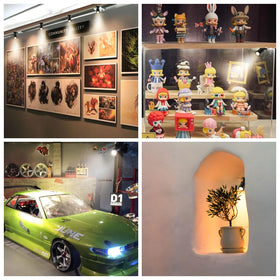Taysing LED spot light enhances collectibles with true-color lighting.