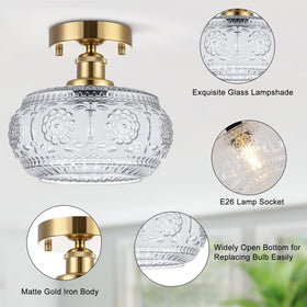 Tbaoinla removable shade enables quick bulb changes without tools.