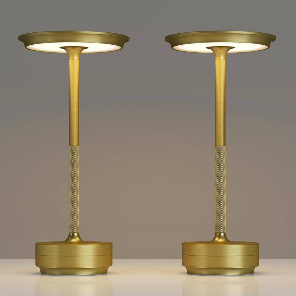 TBBGA 2-pack cordless table lamps for versatile indoor and outdoor use