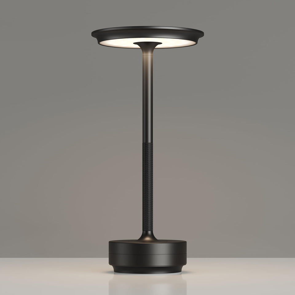 TBBGA cordless table lamp with top sensor for quick, hands-free control and ambience.
