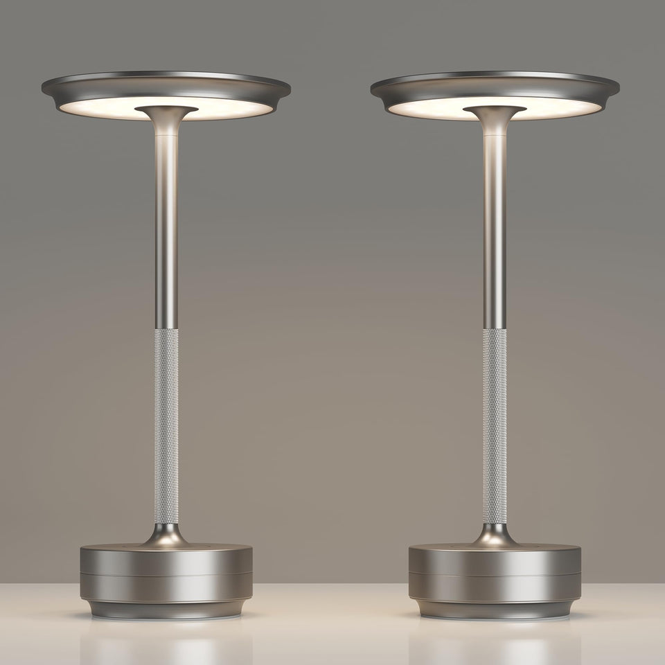 TBBGA rechargeable cordless table lamp delivering ambient light for cozy outdoor dining