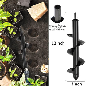 TCBWFY garden auger 1-6x16-5 spiral bit for deep planting in soil