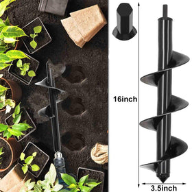 TCBWFY garden auger 1-6x16-5 enables quick holes for small plants