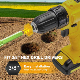TCBWFY auger with rust-resistant powder coat for outdoor use