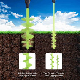 TCBWFY spiral design lifts soil for faster hole creation