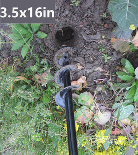 TCBWFY garden auger hex drive compatibility fits most drills securely