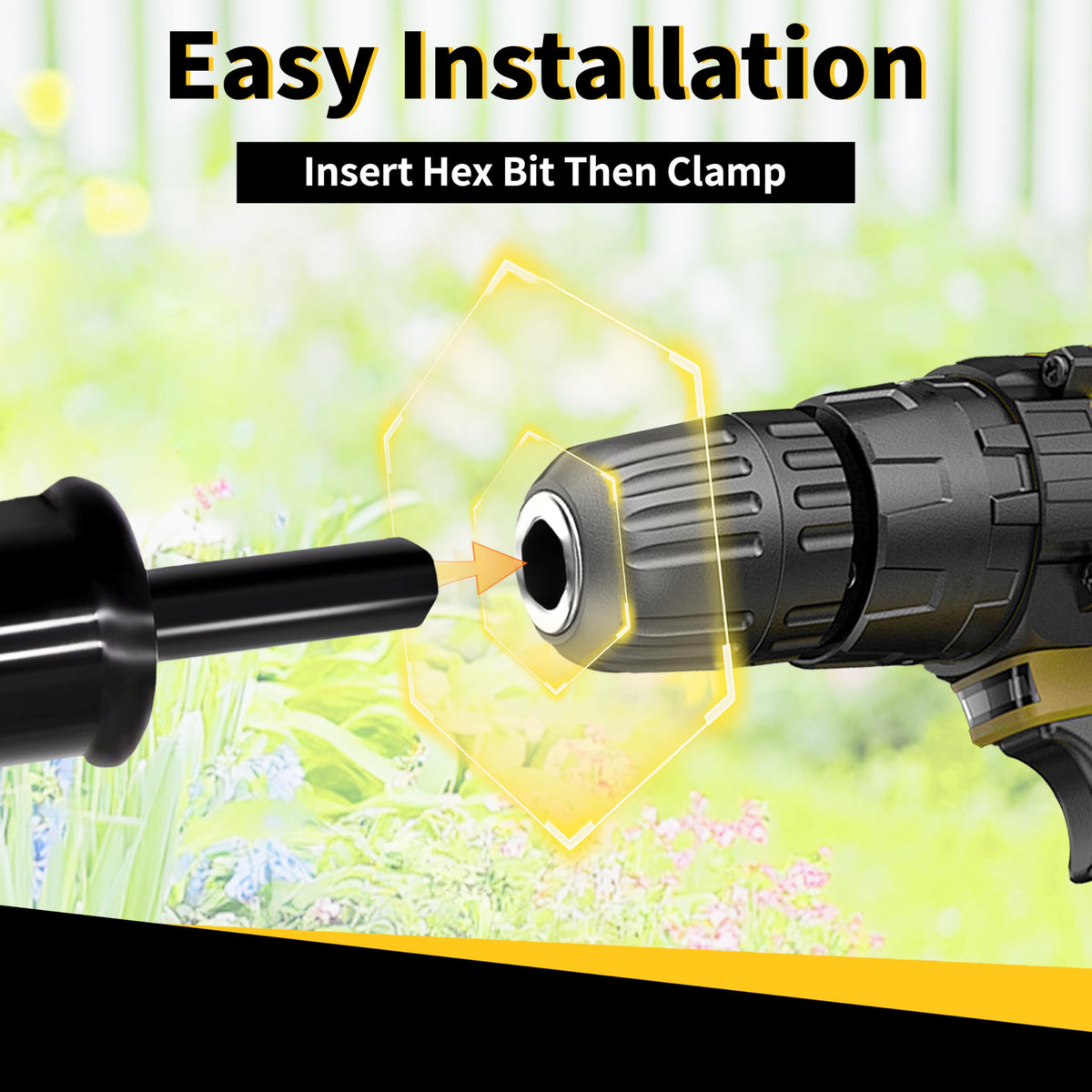 TCBWFY plant hole digger for cordless drill convenient hole digging