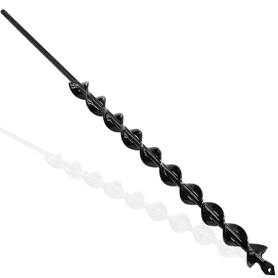 TCBWFY planting auger 24-inch handle for effortless soil digging.