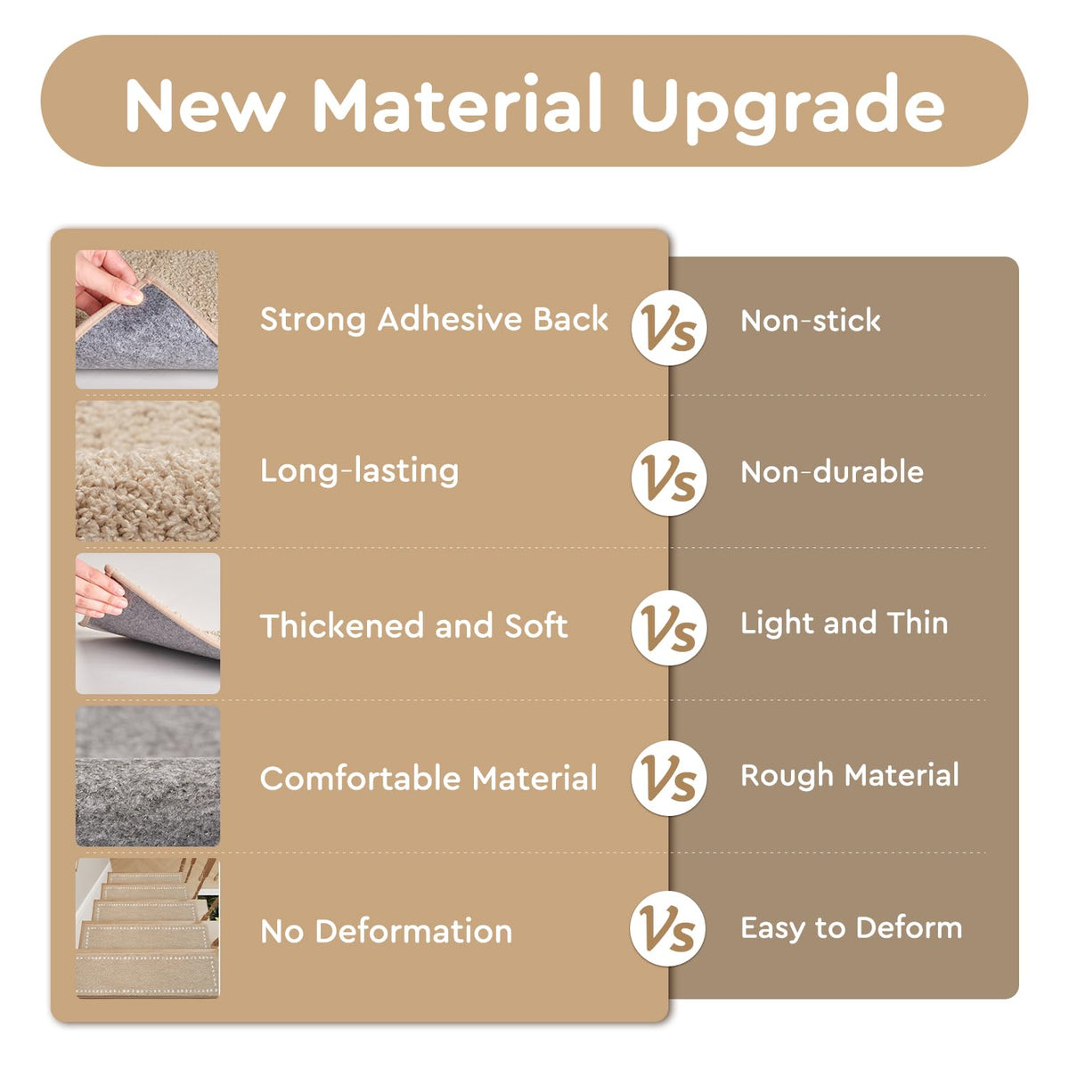 Tchdio durable overlocking edge adds lasting resistance and style.