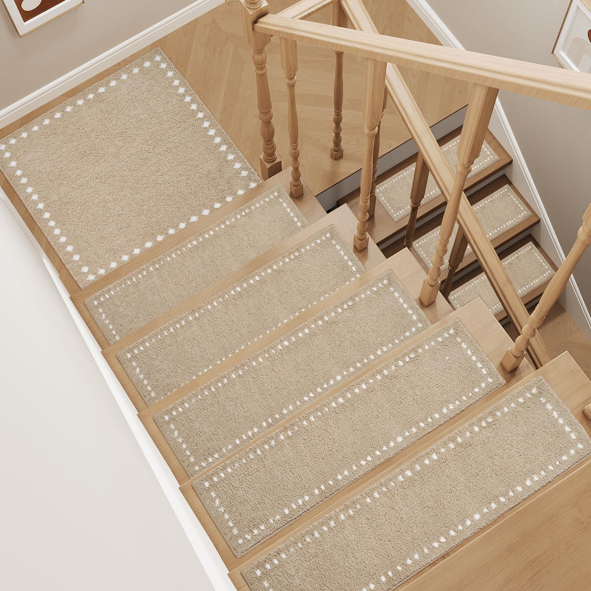 Tchdio washable stair treads are easy to clean and maintain.