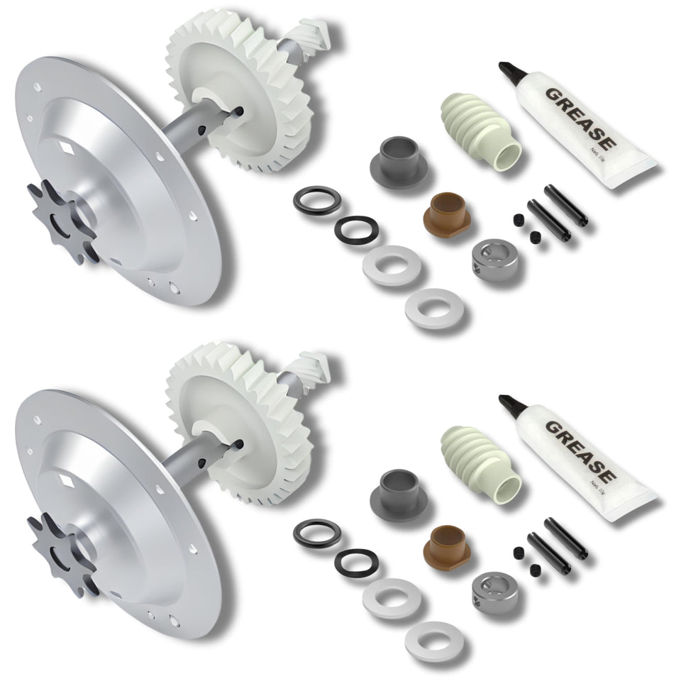TCK Tech LiftMaster 41C4220A gear and sprocket kit ready for replacement