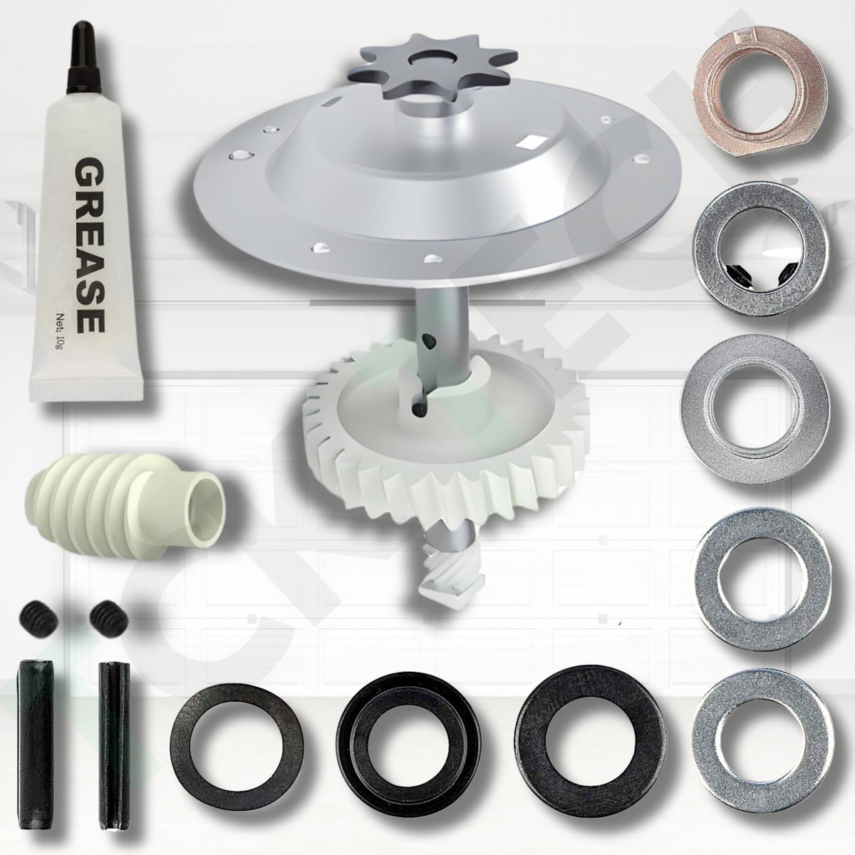 Grease pack and quick-start guide for maintenance and installation