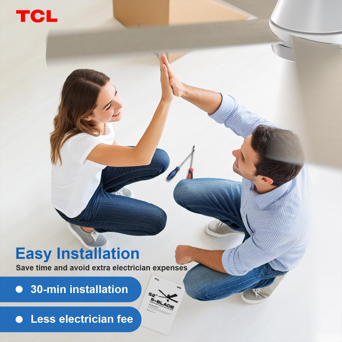 TCL installation videos and guides support a DIY setup