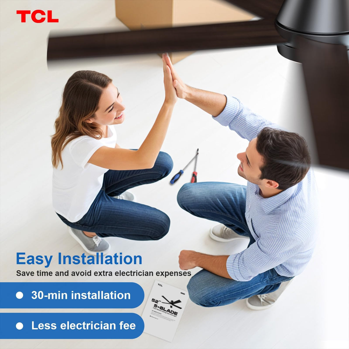 TCL super-quiet operation around 25 dB for peaceful nights.