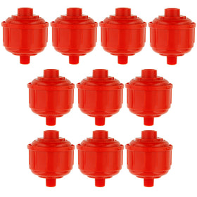 TCP Global mini spray gun inline air filter with quarter-inch threads improves dry air delivery.