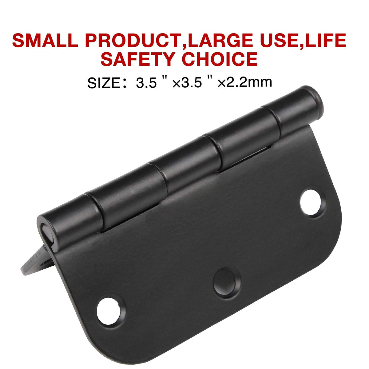 TDCHINGES includes 180 screws for quick, secure installation