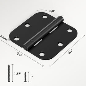 TDCHINGES full mortise design offers secure, flush door fitting.