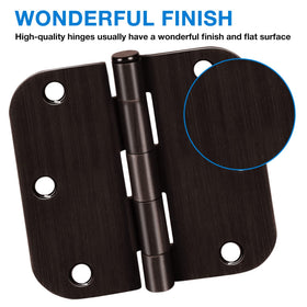 TDCHINGES bronze hinge demonstrates 270-degree rotation for versatile door mounting.
