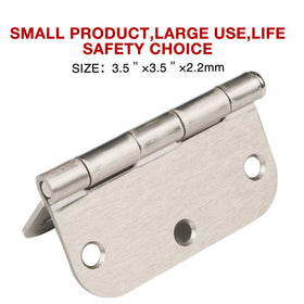 TDCHINGES 3.5 inch hinge with 108 screws included for quick installation