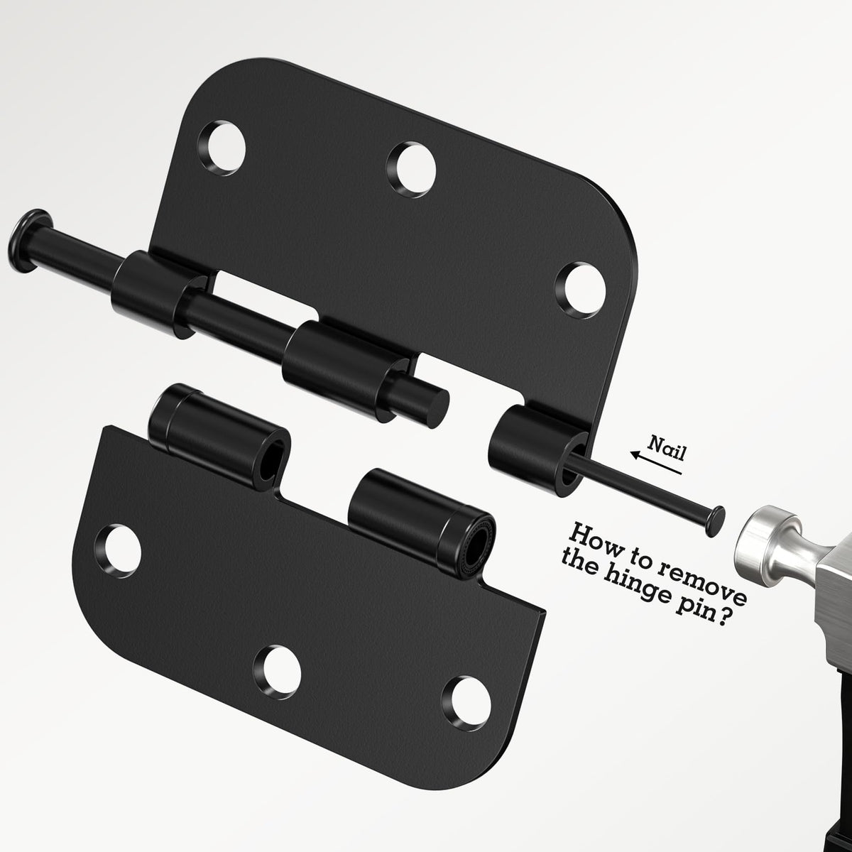 TDCHINGES full mortise design for strong, stable interior doors.
