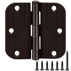 TDCHINGES oil rubbed bronze hinges with screws for fast installation on interior doors.