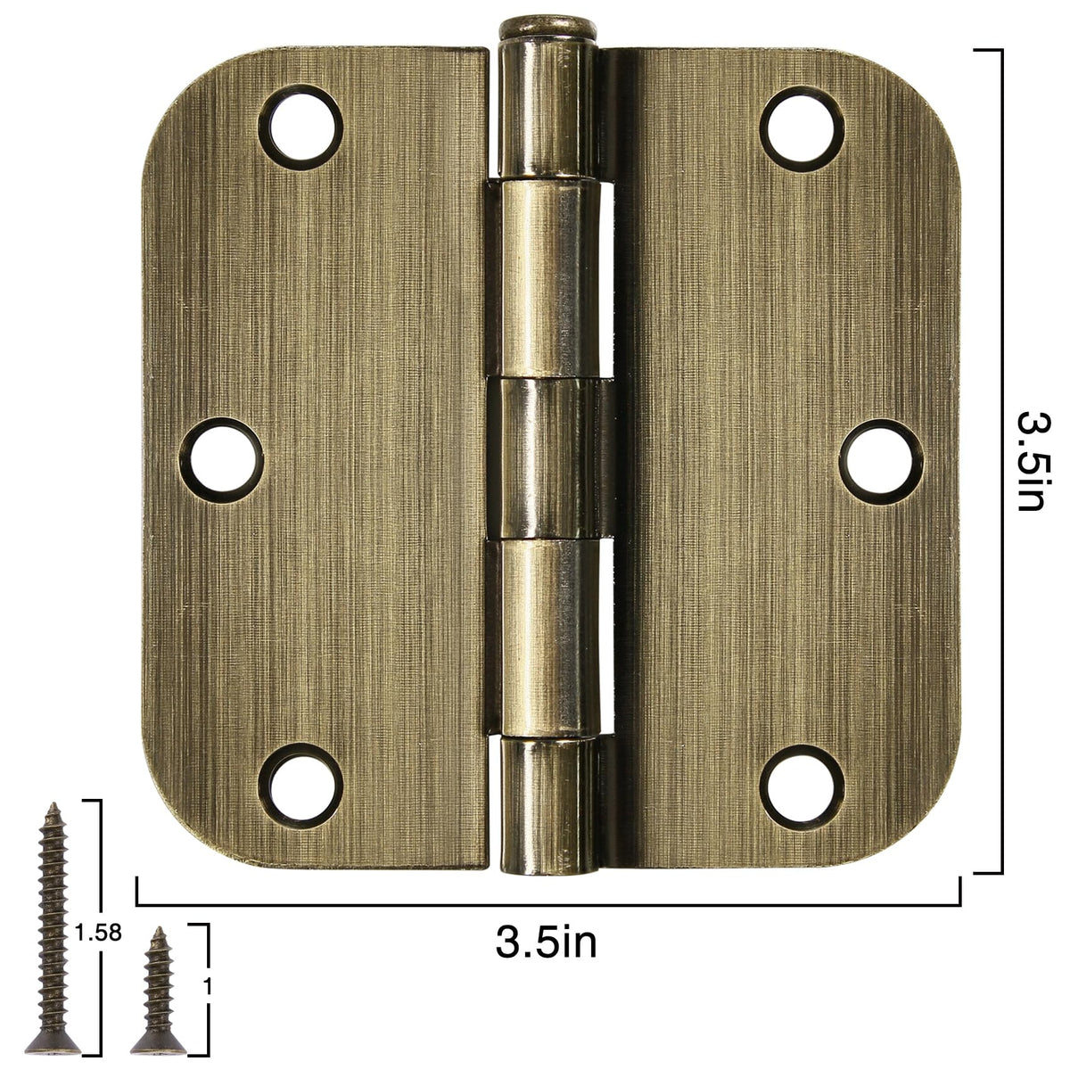 TDCHINGES oil-rubbed bronze finish hinges 3.5-inch
