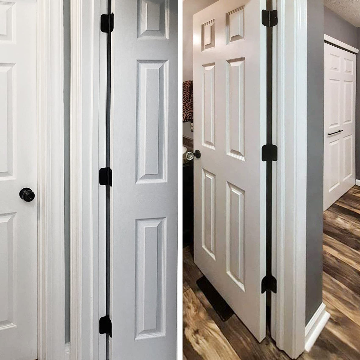 TDCHINGES versatile matte black hinges for indoor and select outdoor uses
