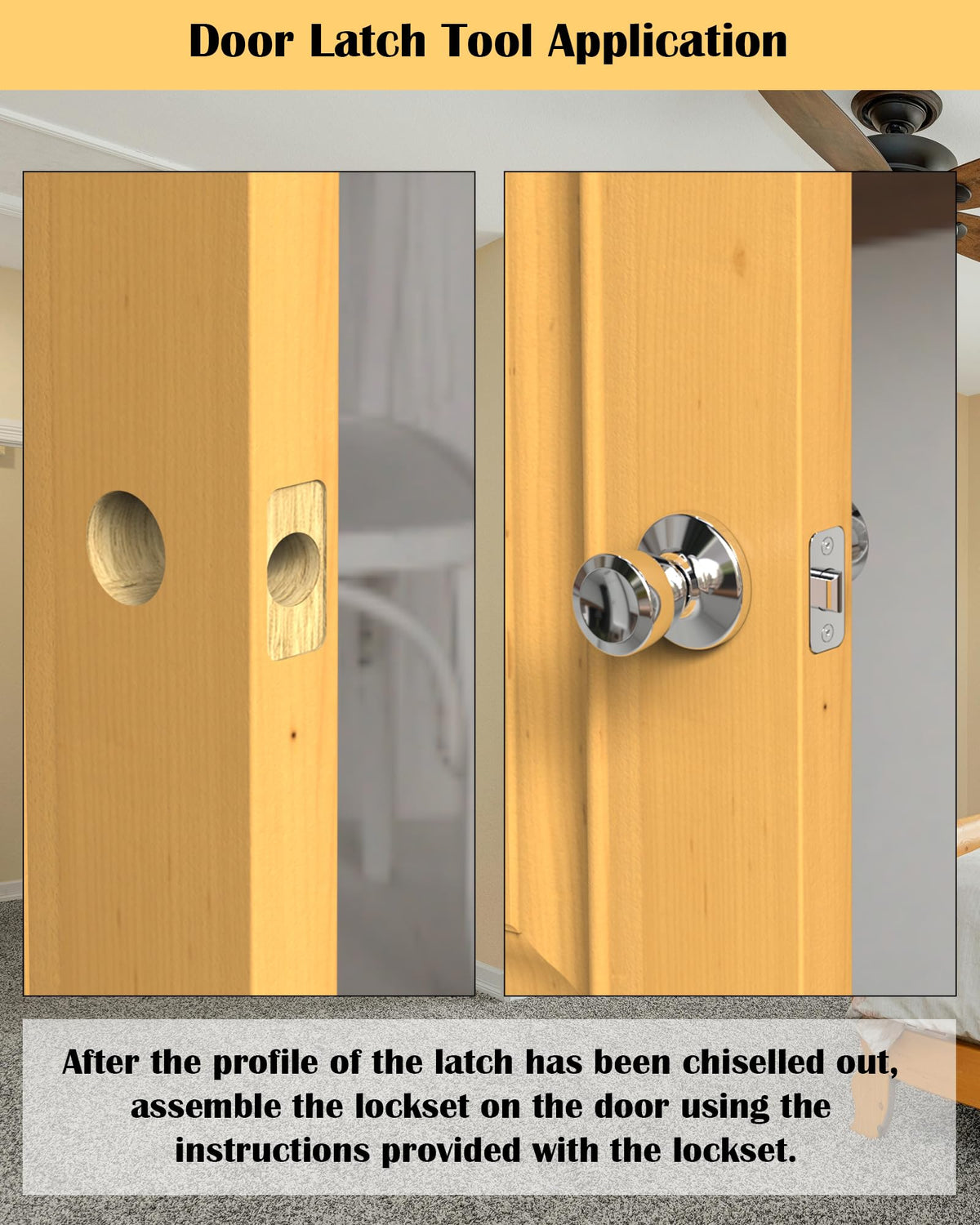 TDCQFFF Blades and mortise blade ready for accurate edge removal