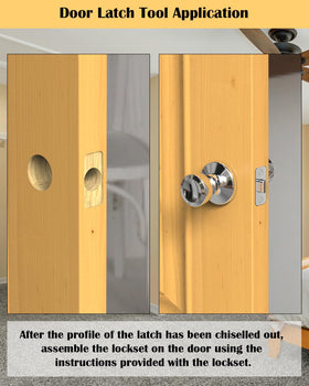 TDCQFFF Blades and mortise blade ready for accurate edge removal