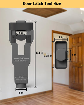 TDCQFFF Door Latch Tool side view highlighting robust body ready for tough door work