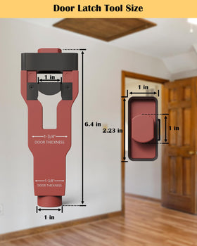 TDCQFFF latch installation kit guide head demonstrates contour accuracy