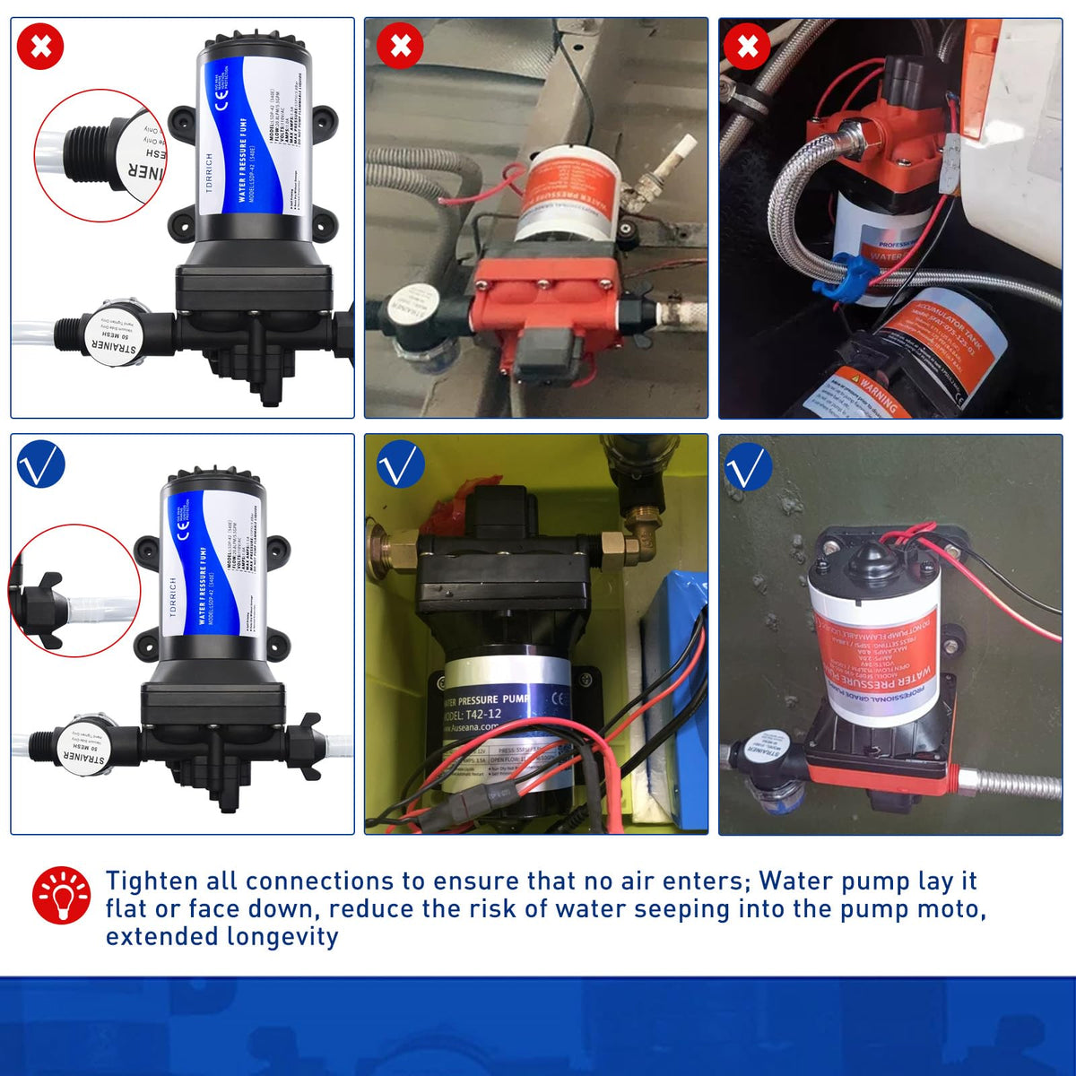 TDRRICH built-in automatic pressure switch enables on-demand operation.