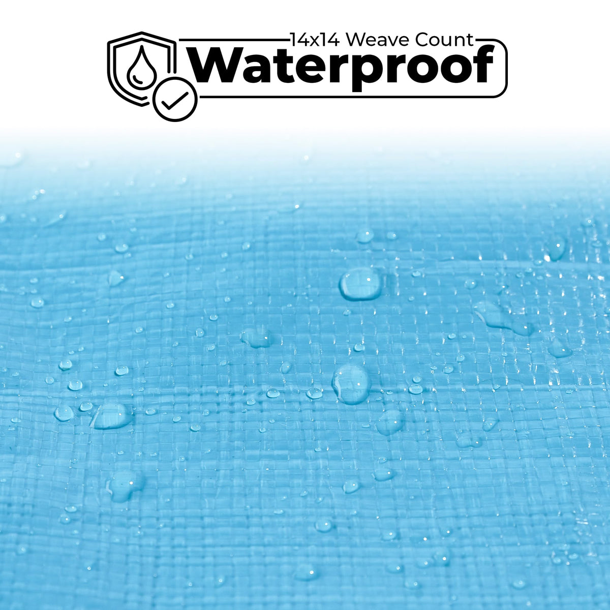 Teal Elite tarp UV and dust resistant for sun-exposed setups