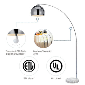 Teamson Home Arquer full-height arc silhouette highlights elegant design