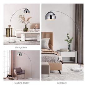 Teamson Home Arquer switch and long cord enable flexible placement