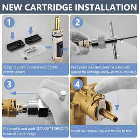 Tearel DIY installation step by step with included tools