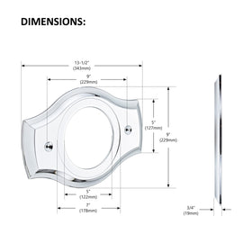 Tearel 7-inch round trim kit compatibility enables a sleek, modern look.