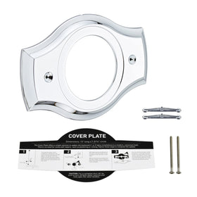 Tearel chrome finish resists daily wear for enduring bathroom shine.
