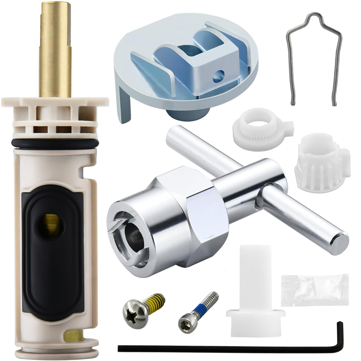 Tearel shower cartridge fits Moen 1222 for smooth operation and reliability