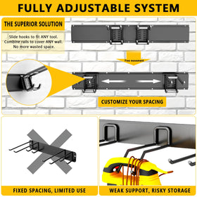 Tebgeag heavy-duty alloy steel frame for durable wall storage