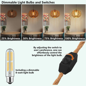 tebio dimmable switch and LED bulb offer customizable brightness