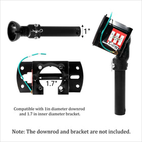 TEBTEOTEK included mounting hardware simplifies quick, tool-assisted installation.