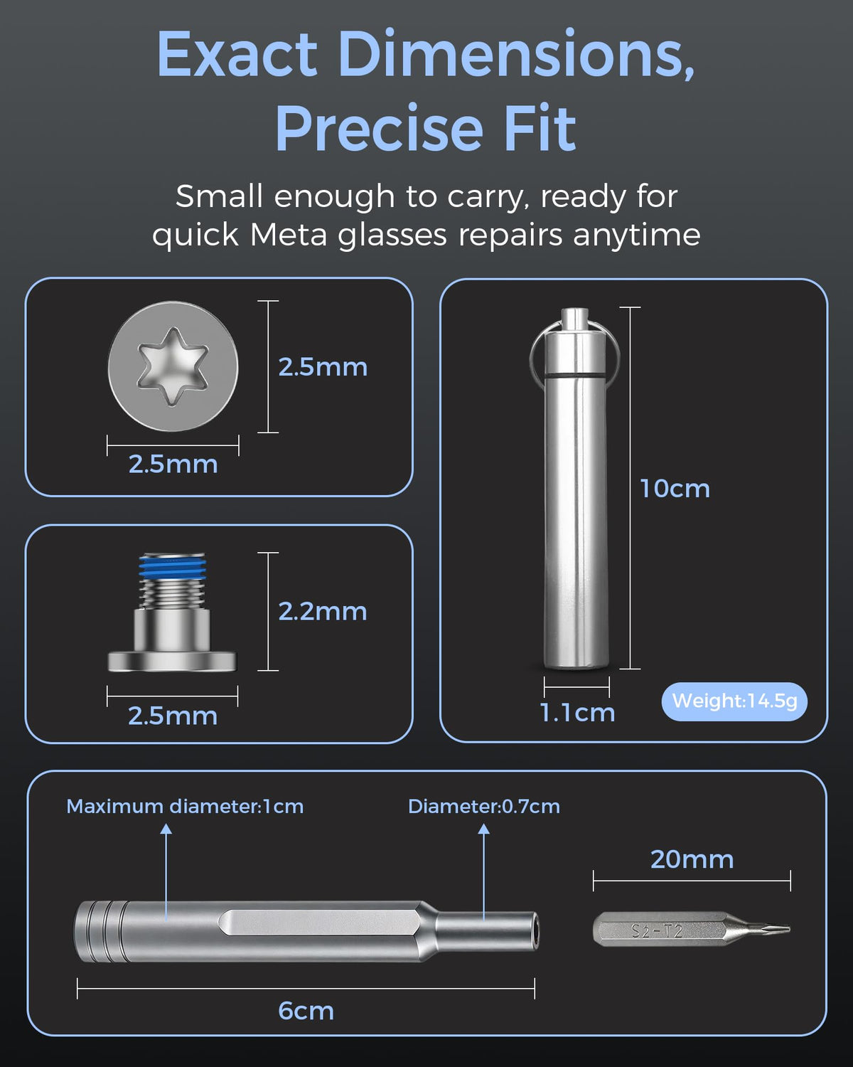 TECBUDD Anti-loosening Screws; pre-applied coating resists wear for lasting hinge stability.