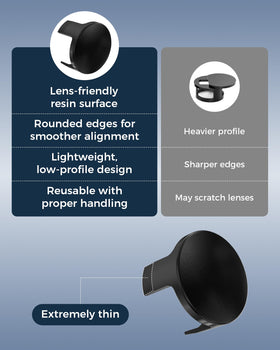TECBUDD Oakley HSTN front view shields lenses while staying discreet.